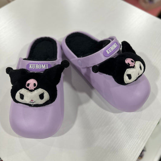 Purple Slippers - Size 6.5 - 7