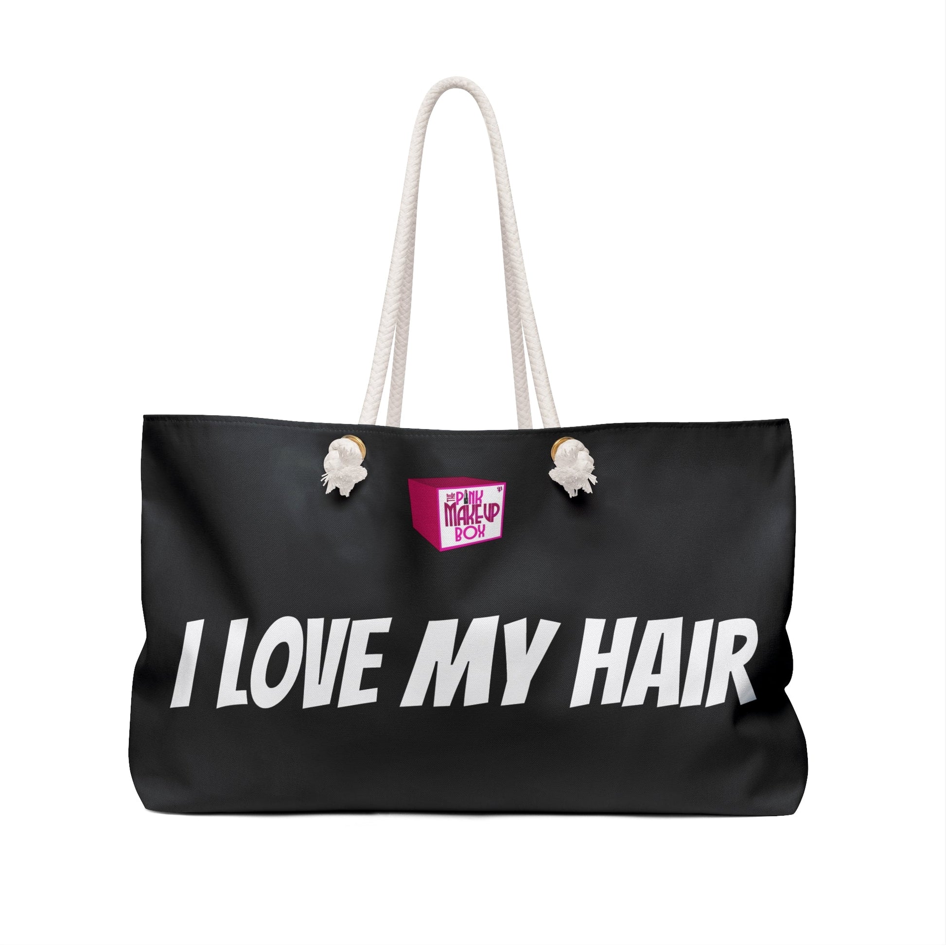 Weekender Wig Bag - I LOVE MY HAIR - The Pink Makeup Box