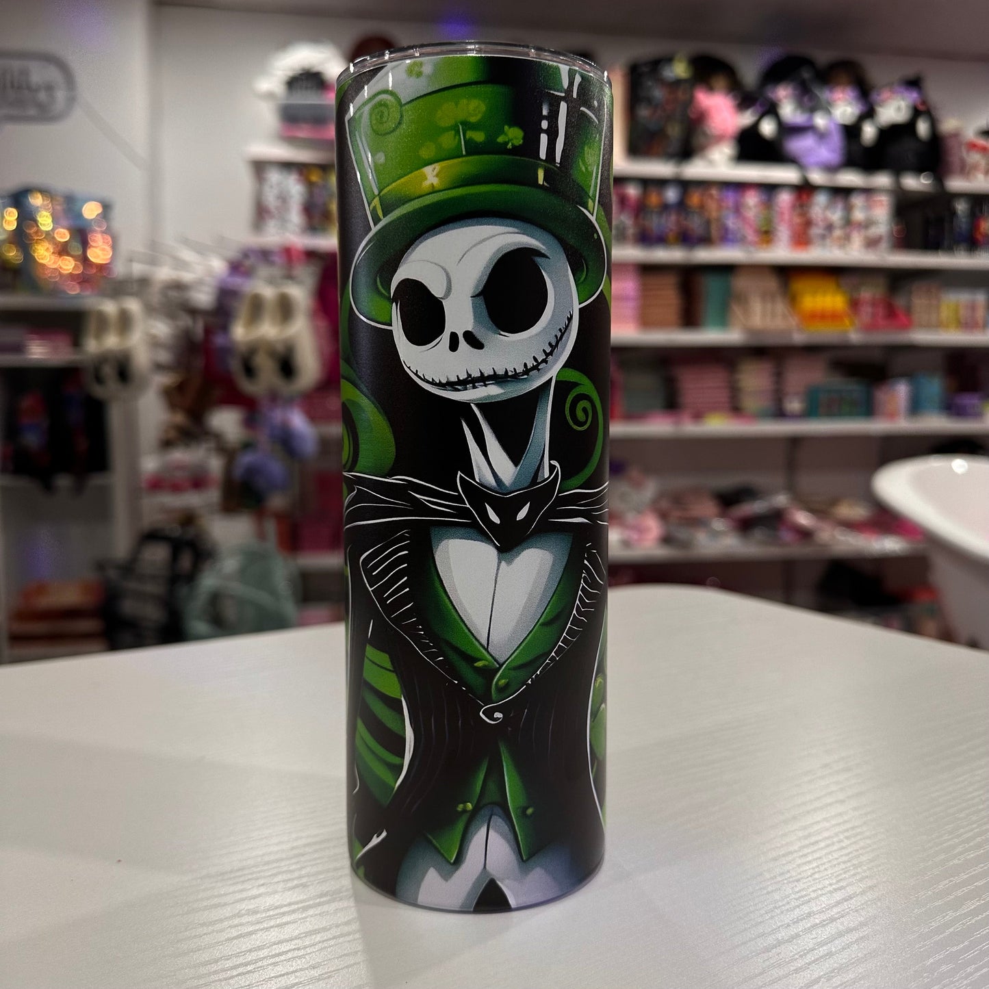 Character Tumbler Green Skeleton Jack