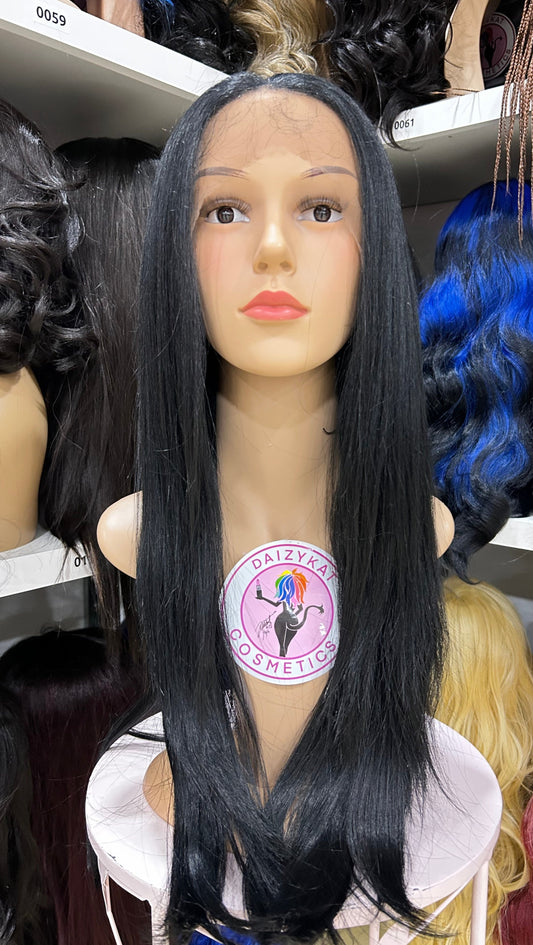 #120 Sabrina - 13x7 Free Part Lace Front Wig - 1B