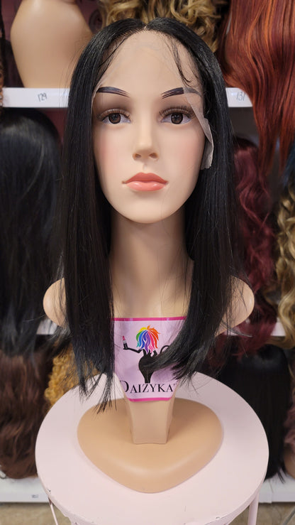 #116 Tokyo - Middle Parting Lace Front Wig - Color 1B Black 14in - The Pink Makeup Box