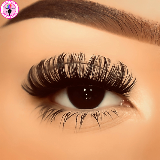 Sandy - 4D Luxury Synthetic Easy To Apply Hand Made Lashes - The Pink Makeup Box