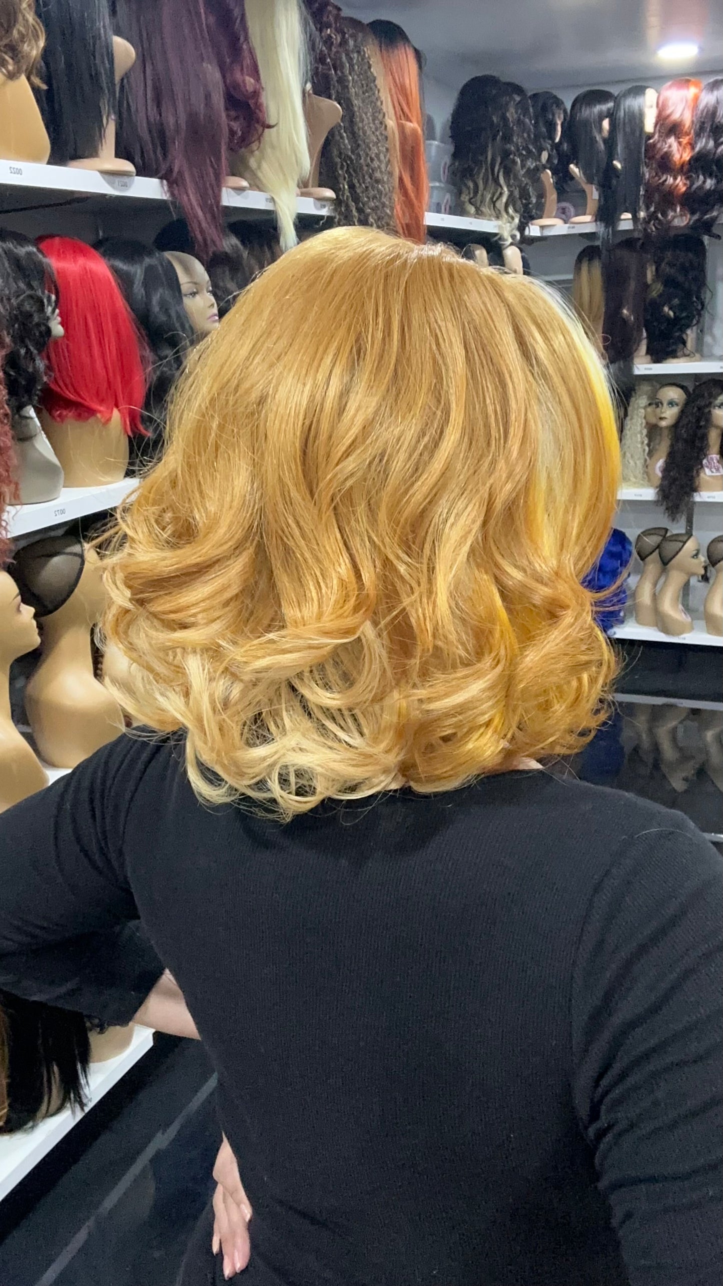 #180 Sage - 13x7 Free Part Lace Front Wig - Color GOLDEN
