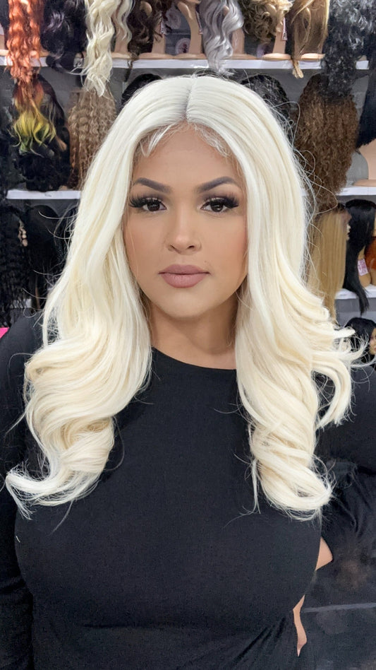 #38 Jen - Middle Part Lace Front Wig - 613