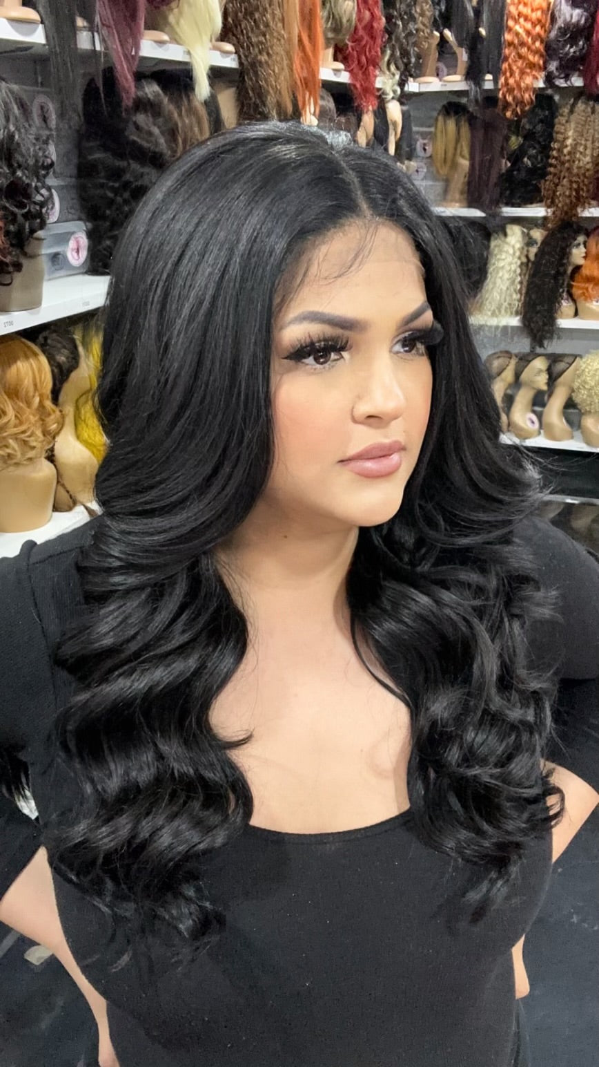 #1 Taylor - 13x7 HD Full Lace Front Free Parting Wig - 1B