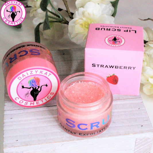 Strawberry Lip Scrub - The Pink Makeup Box