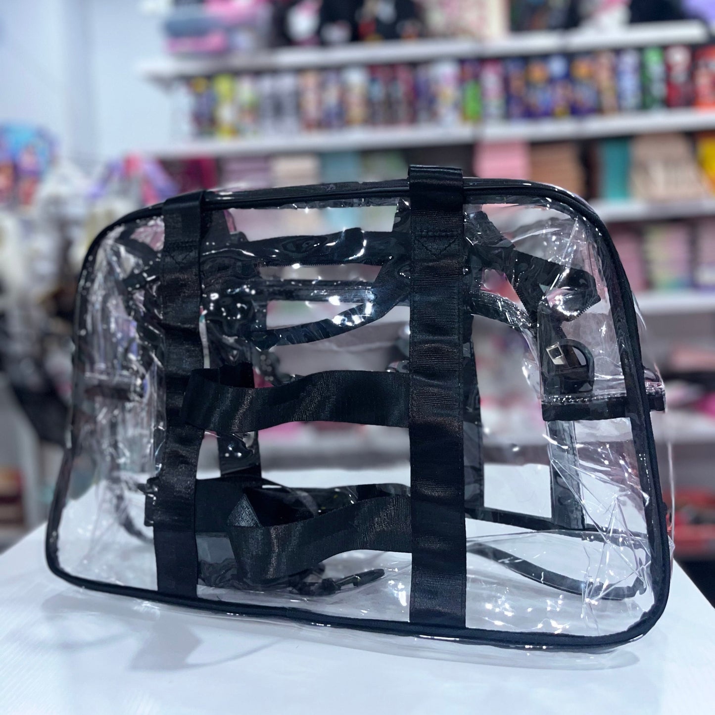 Clear Bag with Black