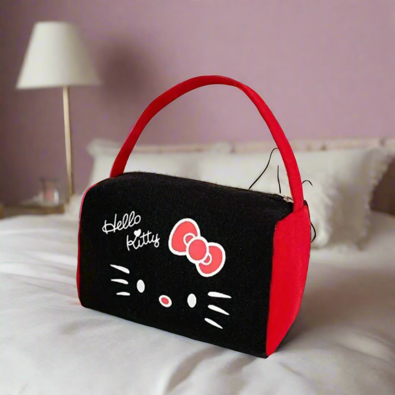 HK Handbag - Black - The Pink Makeup Box