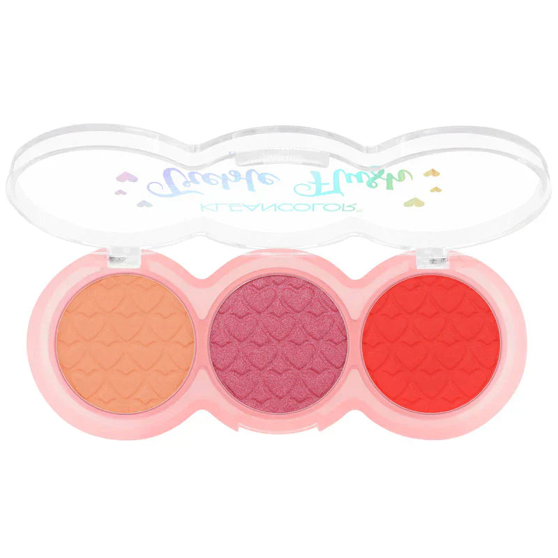 Treble Flush Blush Trio - Intense Heat - The Pink Makeup Box