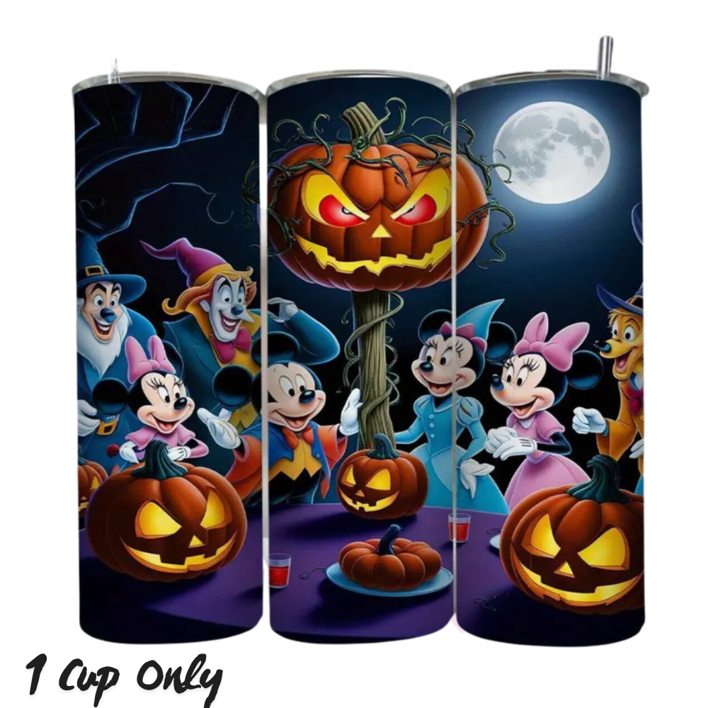 Halloween Cartoon Character Tumbler - The Pink Makeup Box