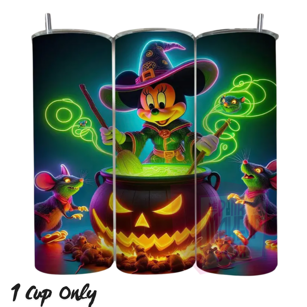 Halloween Evil Potion Cartoon Character Tumbler - The Pink Makeup Box