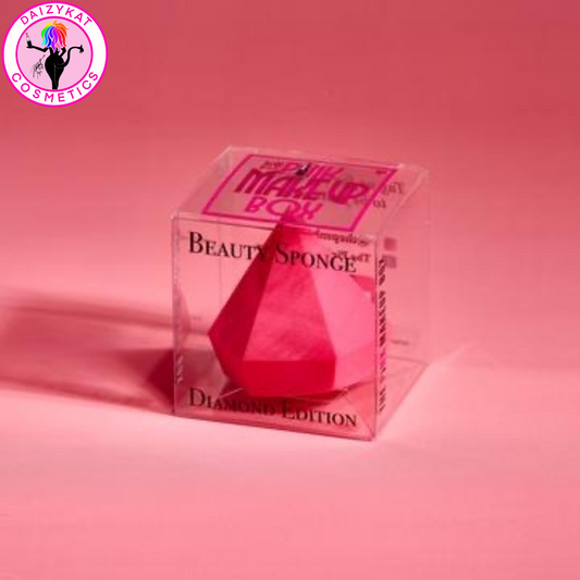 Diamond Edition Beauty Sponge - Hot Pink - The Pink Makeup Box