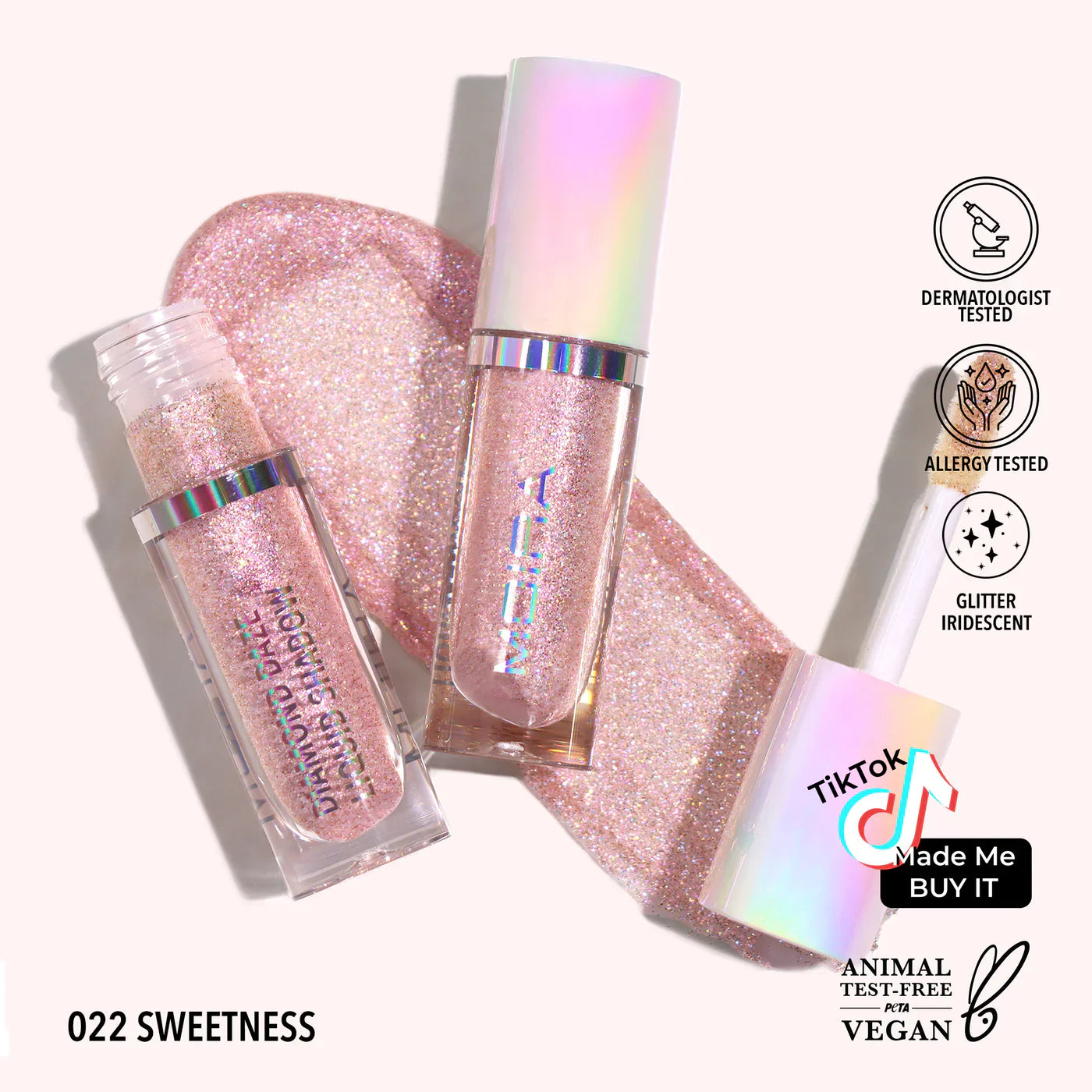 DIAMOND DAZE LIQUID SHADOW (022, SWEETNESS) - The Pink Makeup Box