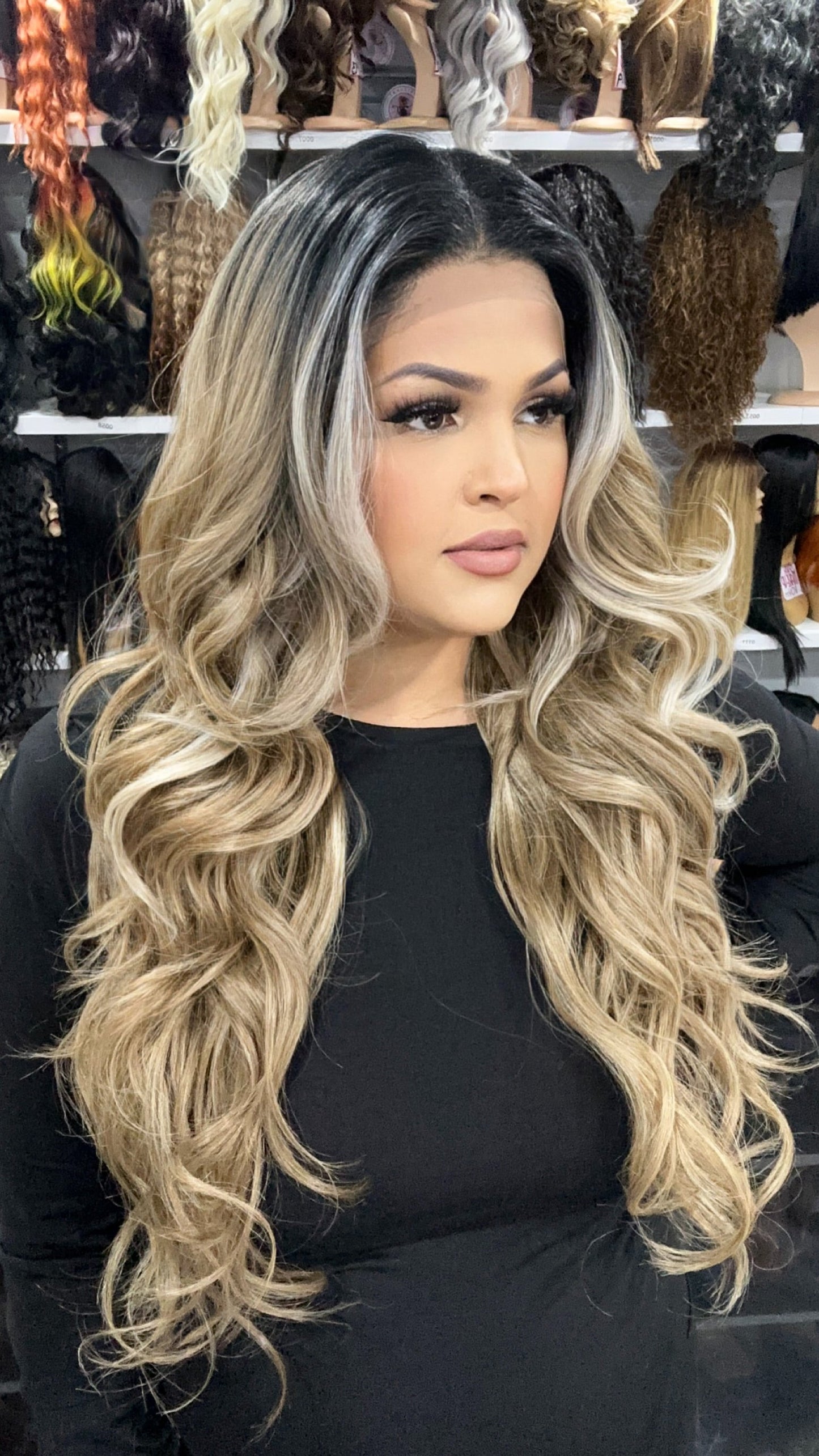 #1 Danny - 13x4 Free Part Lace Front Wig - Color Ash Blonde 26in