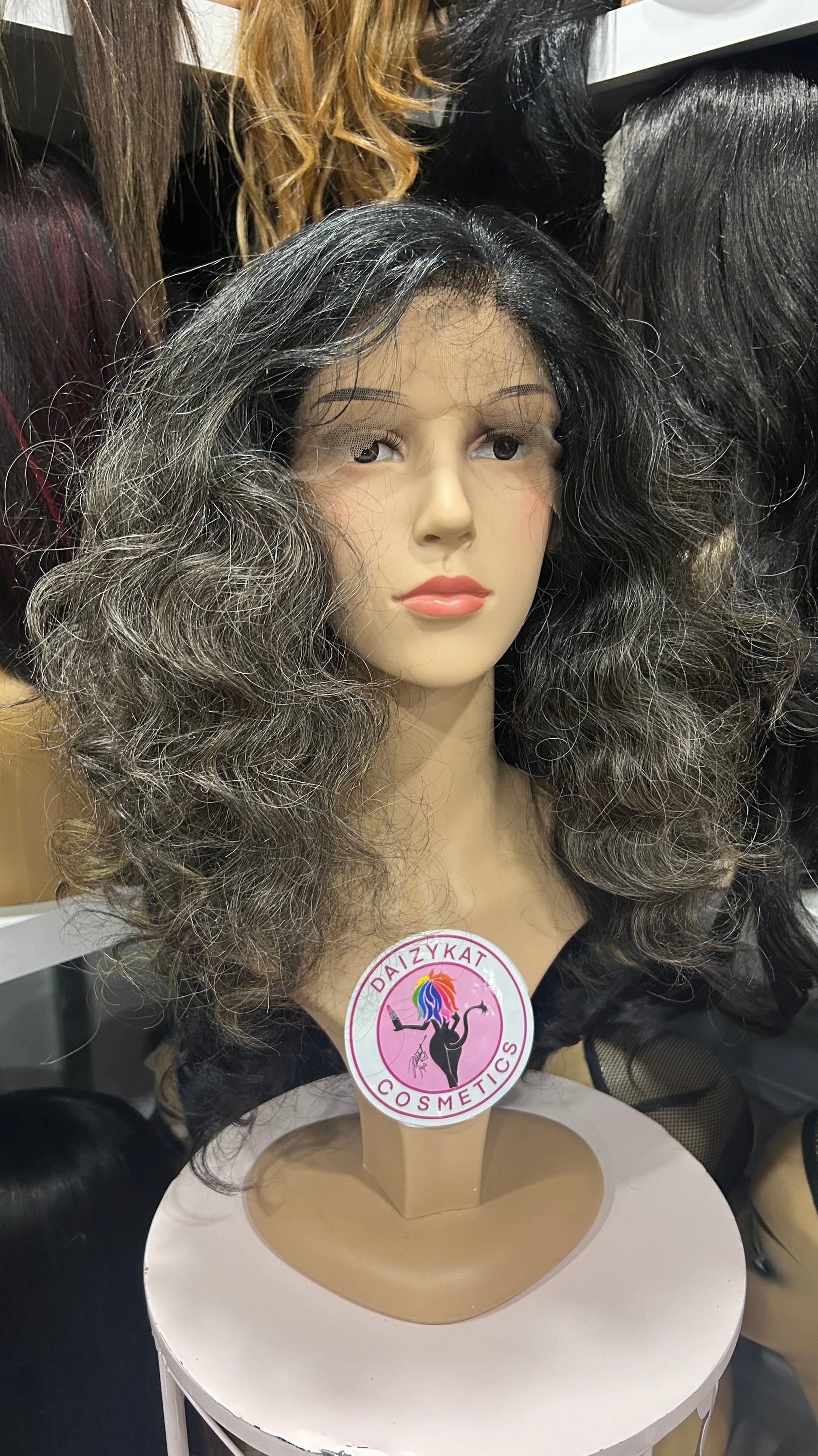 #142 April - 13x7 HD Full Lace Front Free Parting Wig - Mocha 20in - The Pink Makeup Box