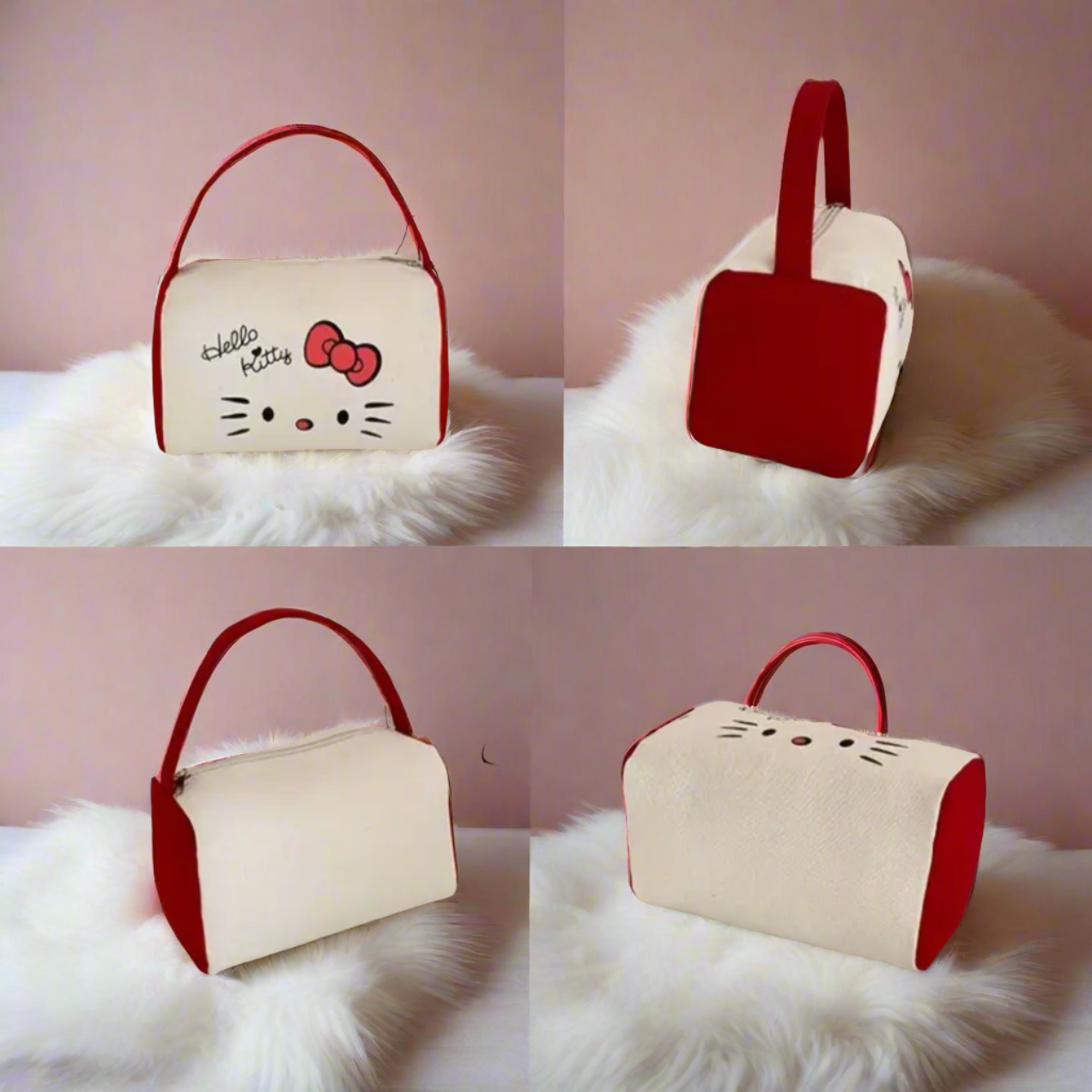 HK Handbag - White - The Pink Makeup Box