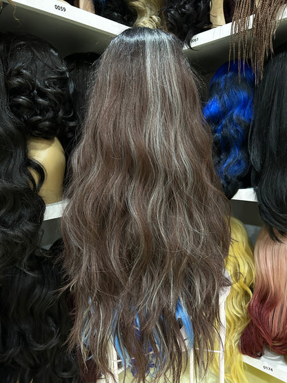 #124 Janet - 3Pcs Middle Part Lace Front Wig - Color Galaxty