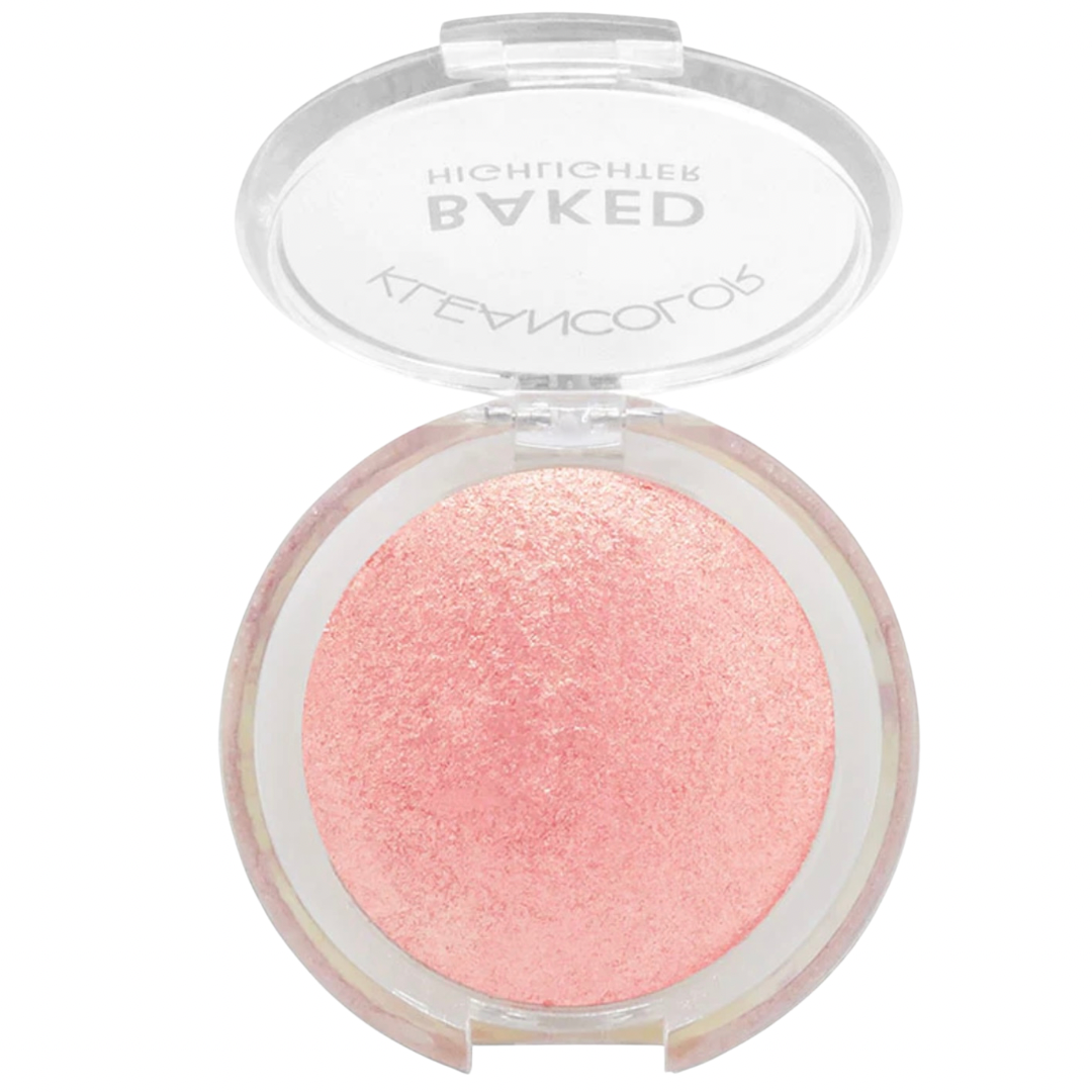 Baked Highlighter - Rose - The Pink Makeup Box