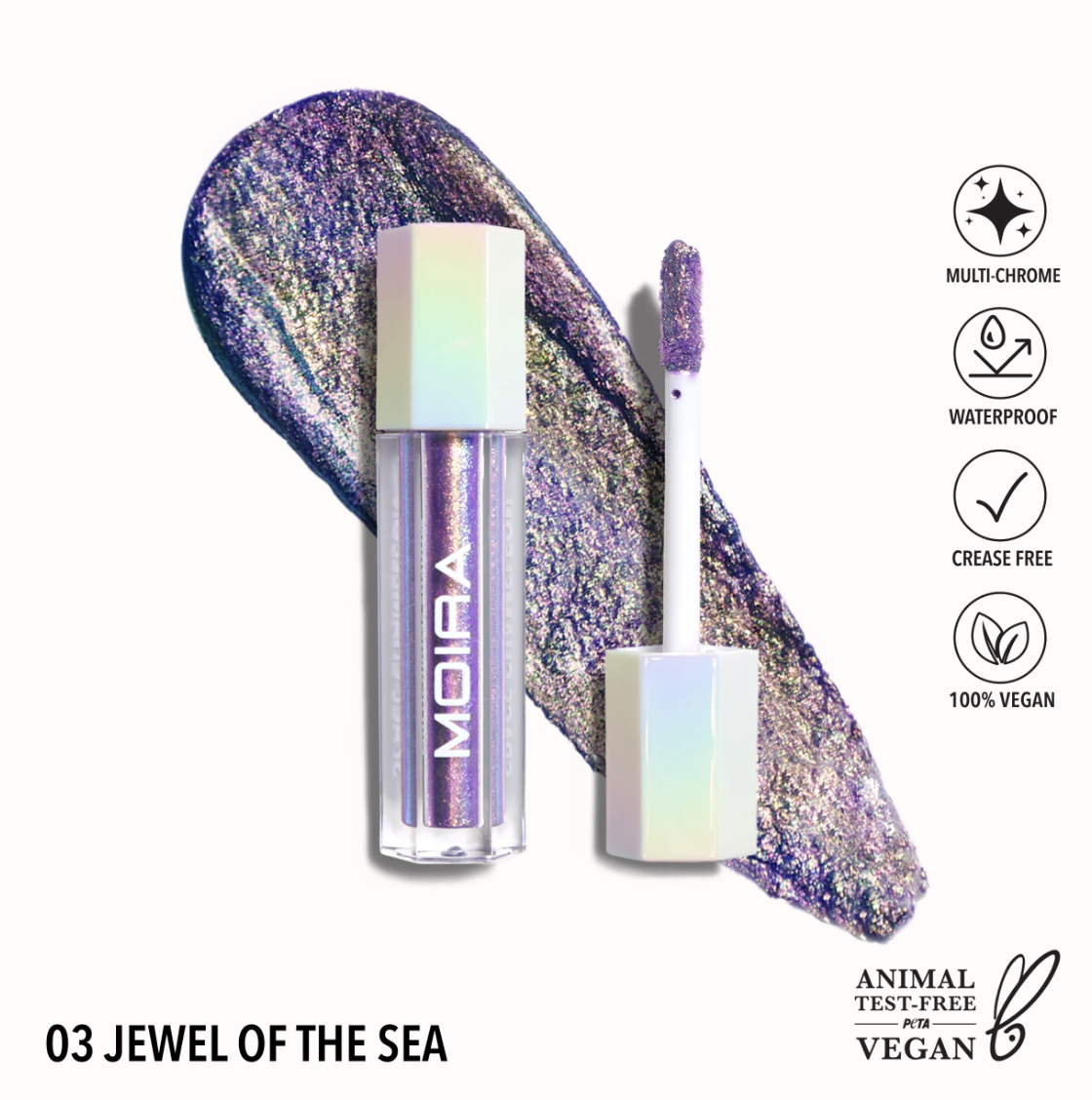 Space Chameleon Multichrome Shadow (003, Jewel of the sea) - The Pink Makeup Box