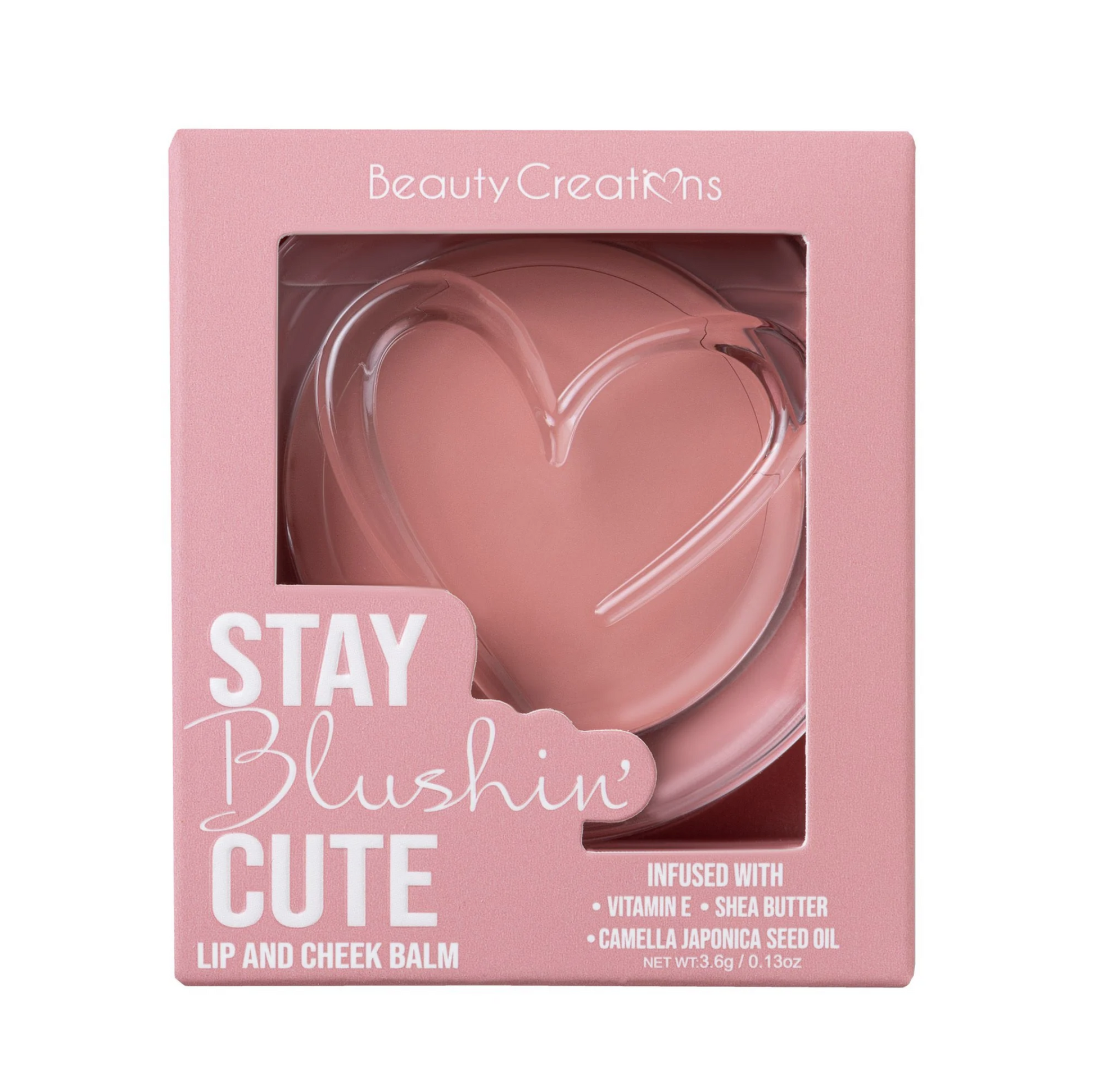 STAY BLUSHING CUTE LIP AND CHEEK BALM - AS USUAL - FLAMINGO LIGHT PINK - The Pink Makeup Box