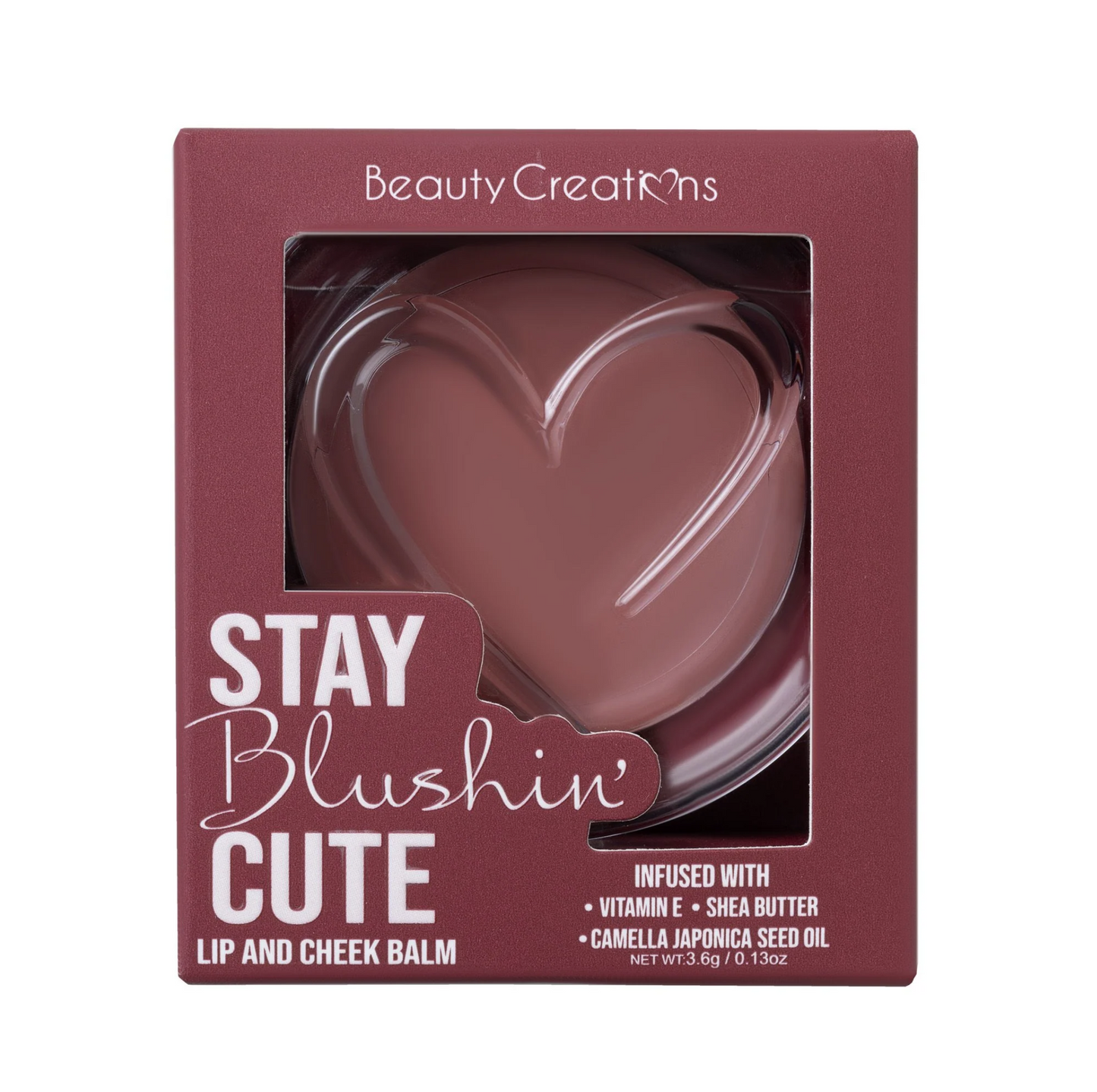 STAY BLUSHING CUTE LIP AND CHEEK BALM - I CAN & I WILL - RASPBERRY - The Pink Makeup Box