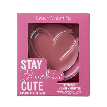 STAY BLUSHING CUTE LIP AND CHEEK BALM - SHE'S GOT IT - LIGHT FUCHSIA - The Pink Makeup Box