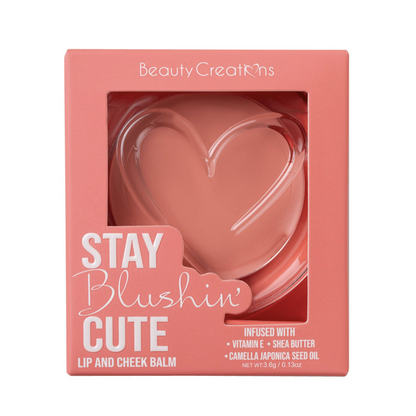 STAY BLUSHING CUTE LIP AND CHEEK BALM - SAYLESS - SALMON - The Pink Makeup Box