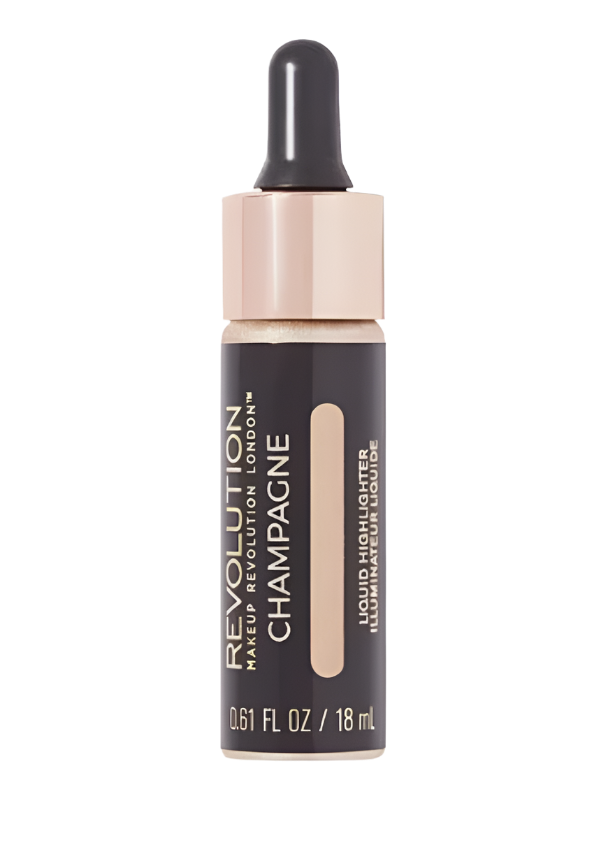 Makeup Revolution Liquid Highlighter ~ Champagne - The Pink Makeup Box