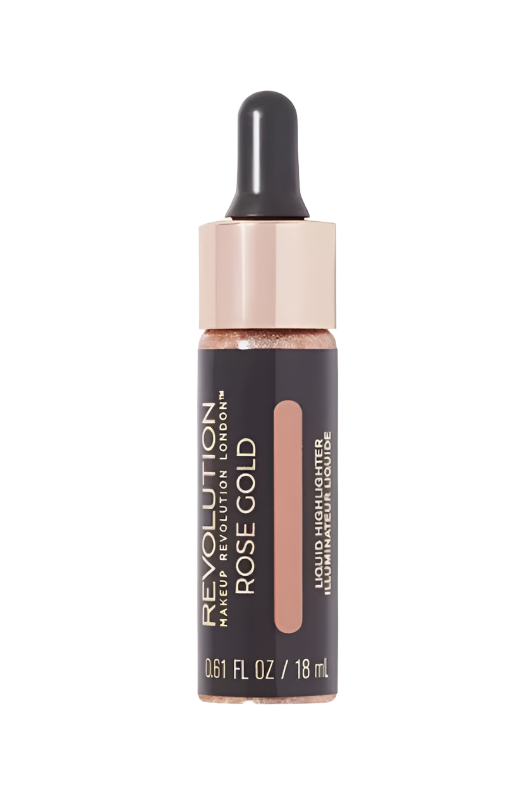 Makeup Revolution Liquid Highlighter ~ Rose Gold - The Pink Makeup Box