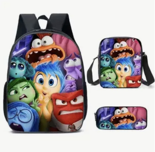 Colorful Character 3pc Set of Bags