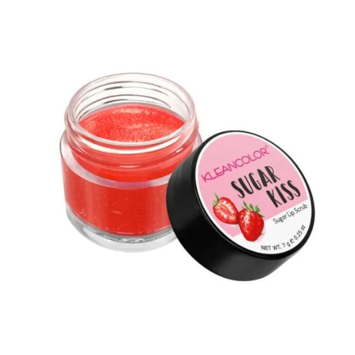 SUGAR KISS LIP SCRUB - STRAWBERRY - The Pink Makeup Box