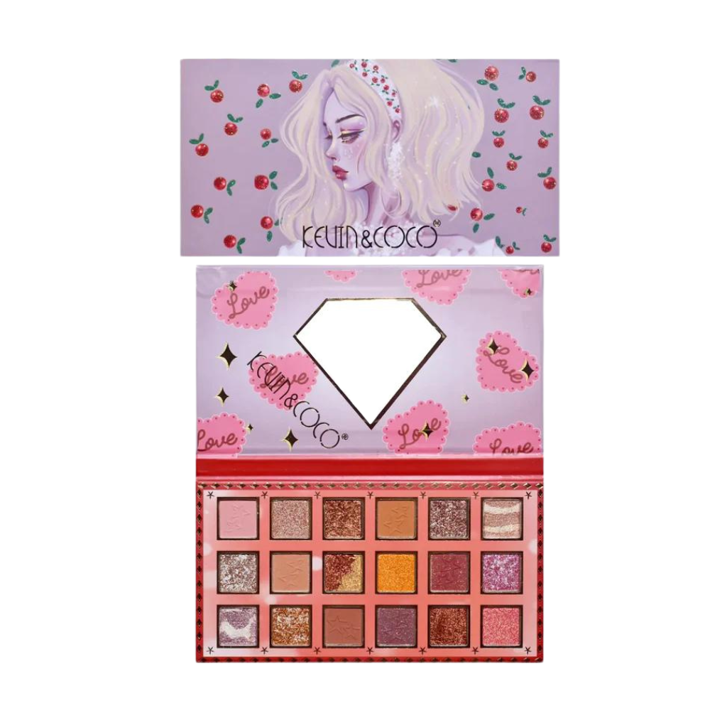 CHERRIES PALETTE - The Pink Makeup Box