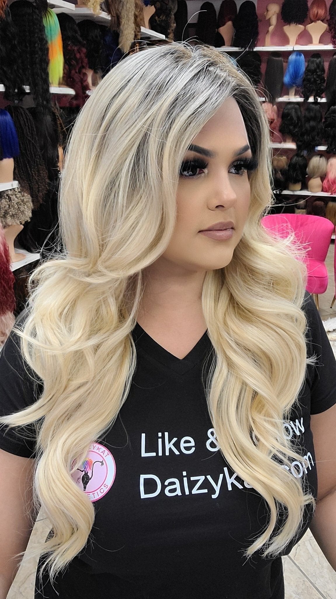 #6 Riley - 13x4 Free Part Lace Front Wig - 4/BLONDE
