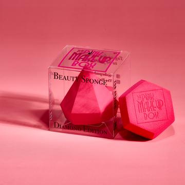 Diamond Edition Beauty Sponge - Hot Pink - The Pink Makeup Box