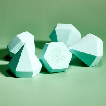 Diamond Edition Beauty Sponge - Turquoise - The Pink Makeup Box