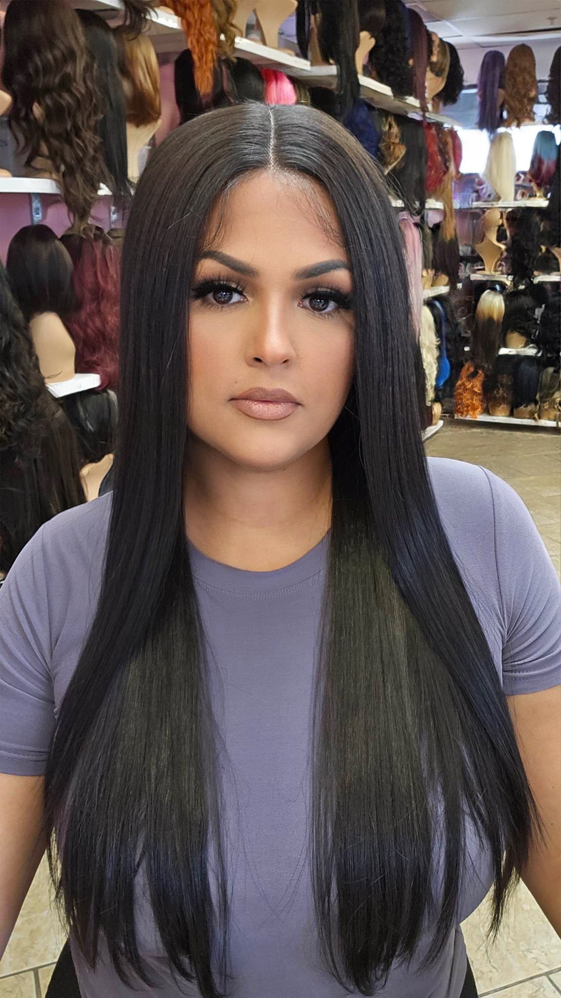 Pre-Order  Alexa- Middle Part Lace Front Wig - 2