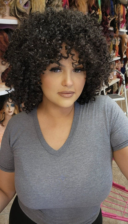 #309 Spice - Short Curly Wig - 2