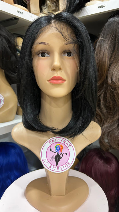 #189 Lori  - 13x4 Free Part Lace Front Wig - Color Soft Black