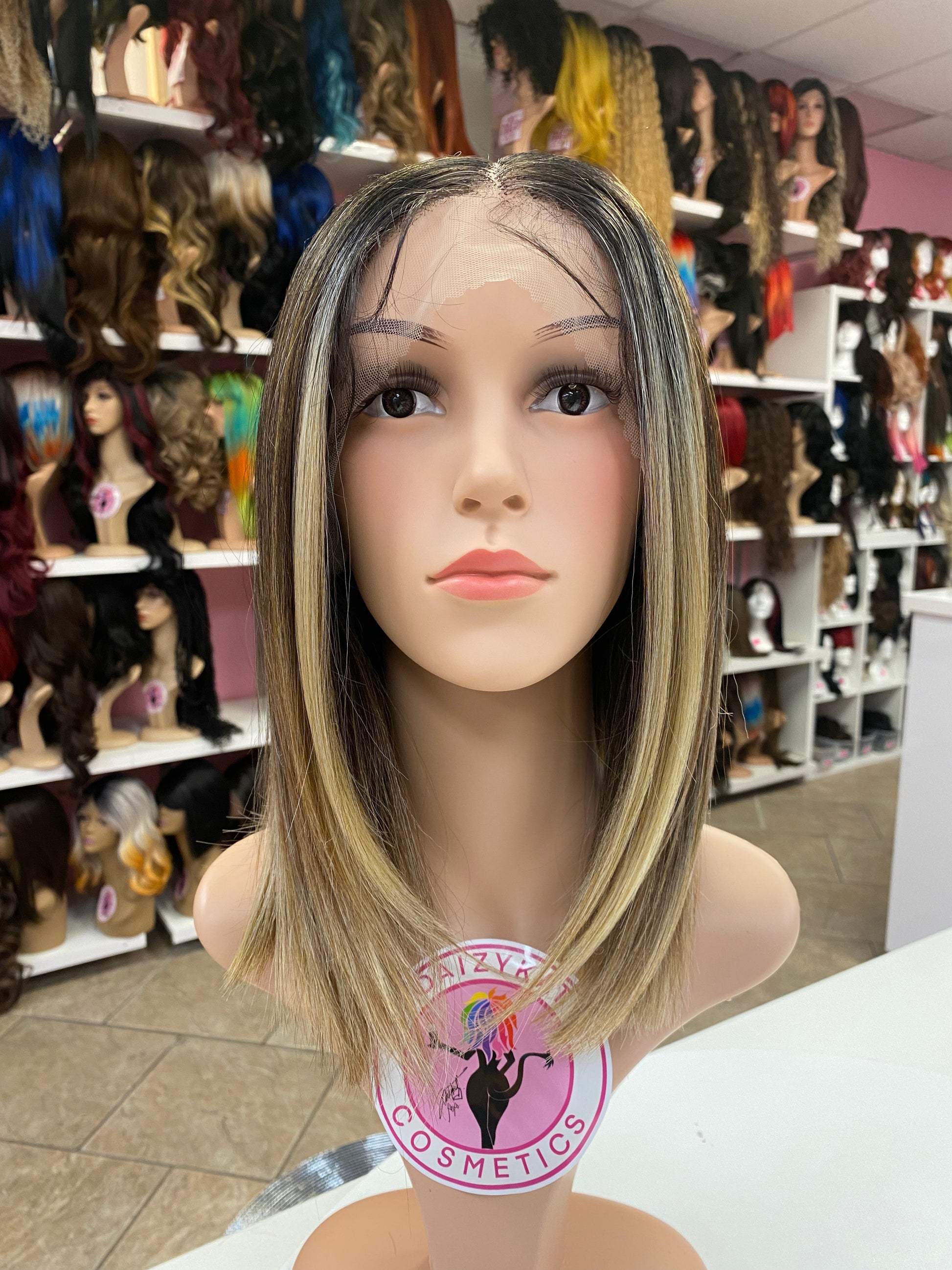 Victoria - 13x4 Free Part Lace Front Wig - 613/627 - DaizyKat Cosmetics Victoria - 13x4 Free Part Lace Front Wig - 613/627 DaizyKat Cosmetics Wigs