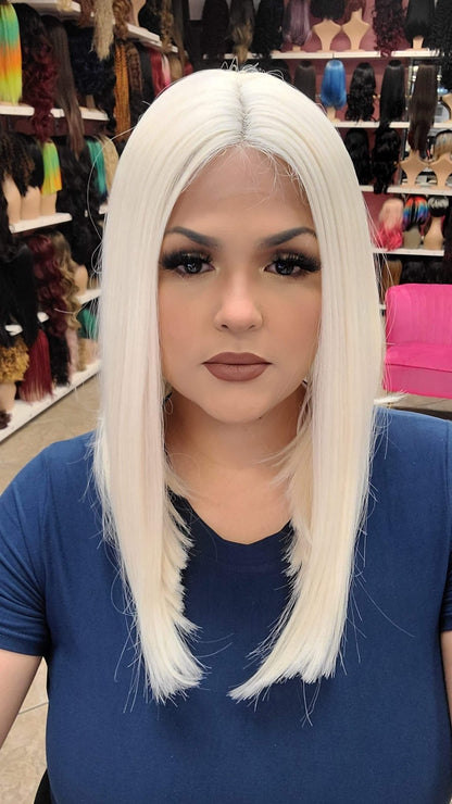 156 JACKIE - Middle Part Lace Front Wig - 613 - DaizyKat Cosmetics 156 JACKIE - Middle Part Lace Front Wig - 613 DaizyKat Cosmetics Wigs