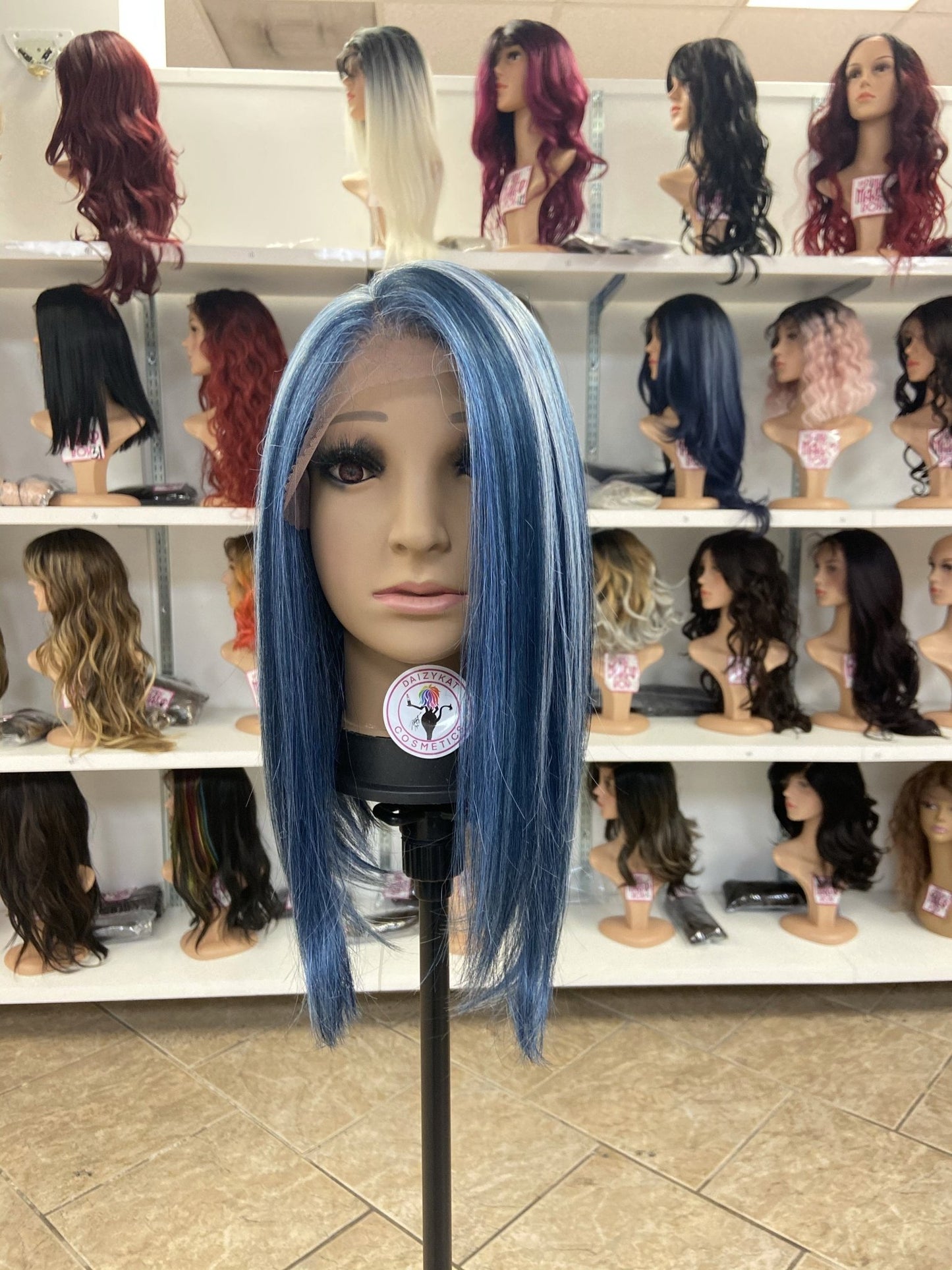 200 Cora - 13x4 Free Part Lace Front Wig - BLUE - DaizyKat Cosmetics 200 Cora - 13x4 Free Part Lace Front Wig - BLUE DaizyKat Cosmetics Wigs