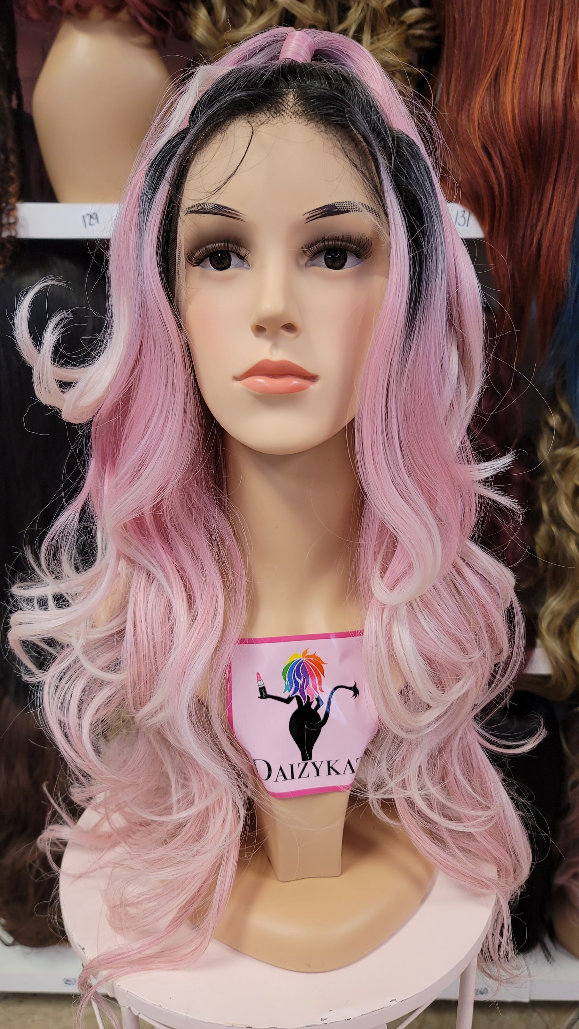 488 KEKE - 13x2 & 360 Top Pony Lace Front Wig - PINK - DaizyKat Cosmetics 488 KEKE - 13x2 & 360 Top Pony Lace Front Wig - PINK DaizyKat Cosmetics WIGS