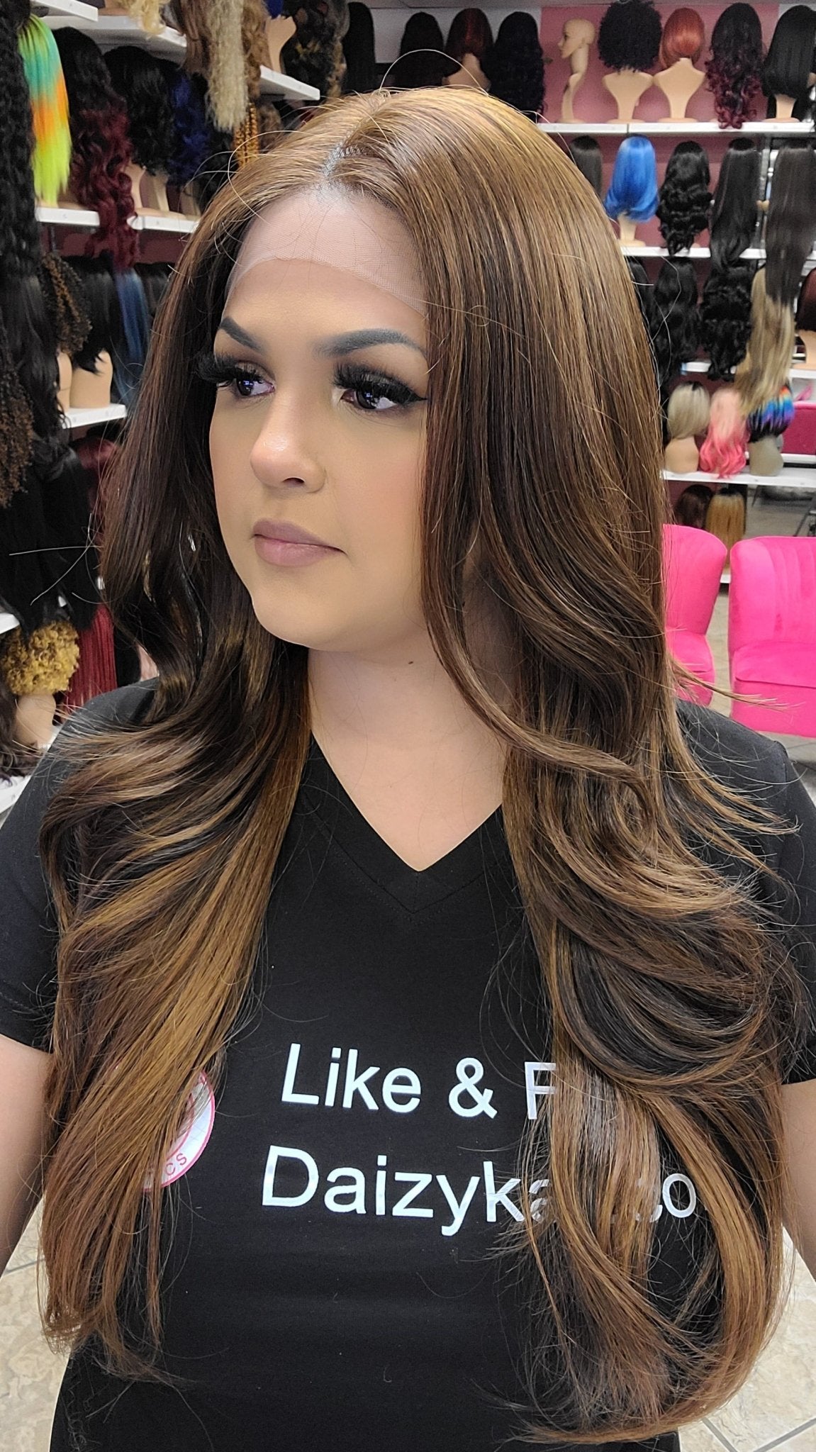 153 Monica - 13x4 Free Part Lace Front Wig GOLDEN BROWN - DaizyKat Cosmetics 153 Monica - 13x4 Free Part Lace Front Wig GOLDEN BROWN DaizyKat Cosmetics