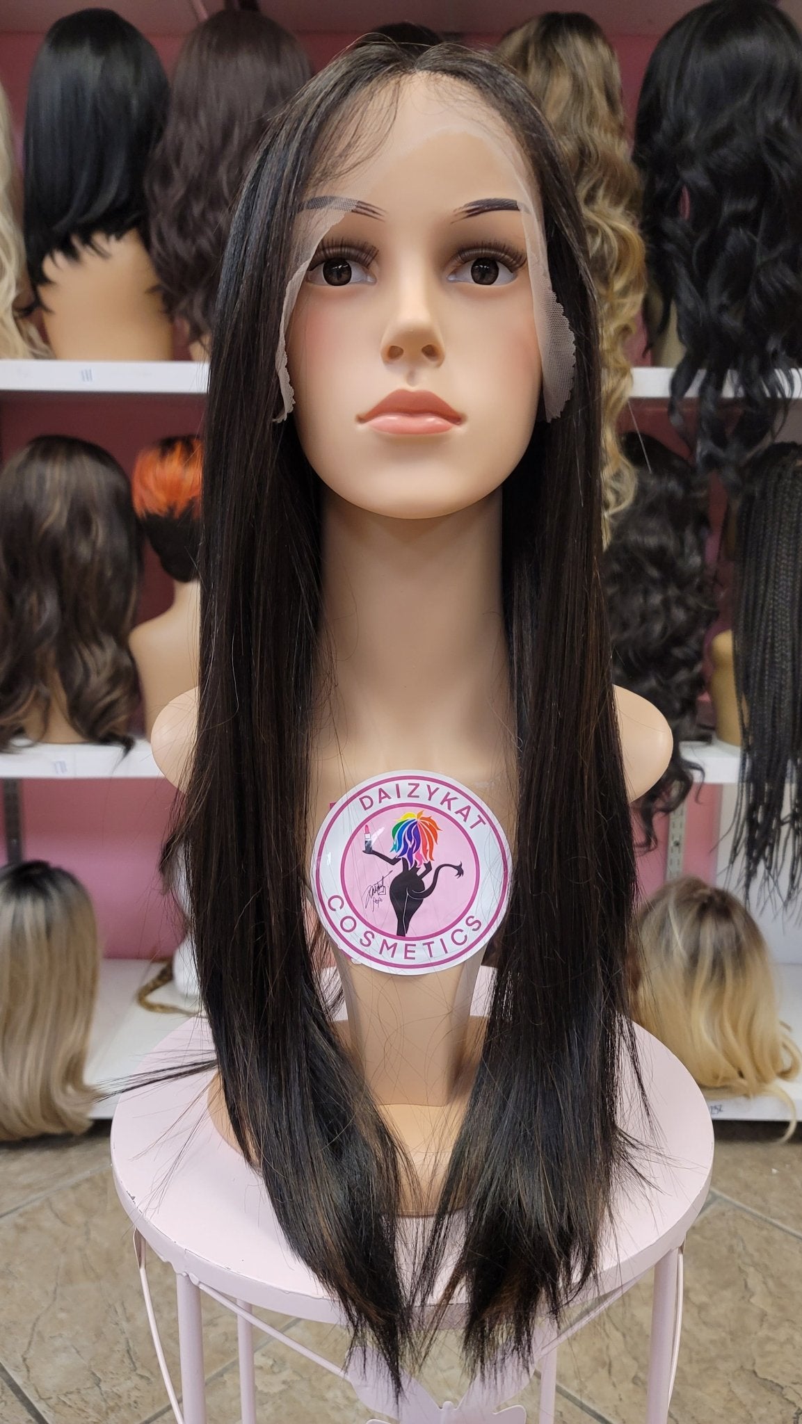 350 Alex - Middle Part Lace Front Wig - 1B/30 - DaizyKat Cosmetics 350 Alex - Middle Part Lace Front Wig - 1B/30 DaizyKat Cosmetics Wigs