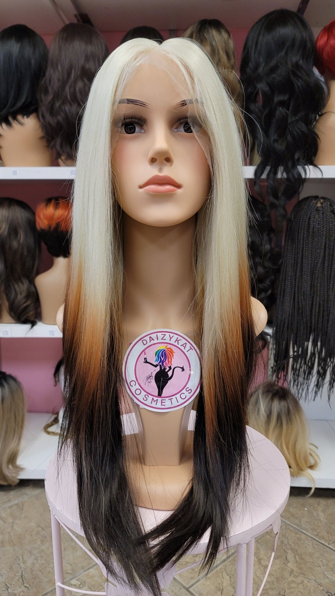 371 Alex - Middle Part Lace Front Wig - 613/BROWN - DaizyKat Cosmetics 371 Alex - Middle Part Lace Front Wig - 613/BROWN DaizyKat Cosmetics Wigs