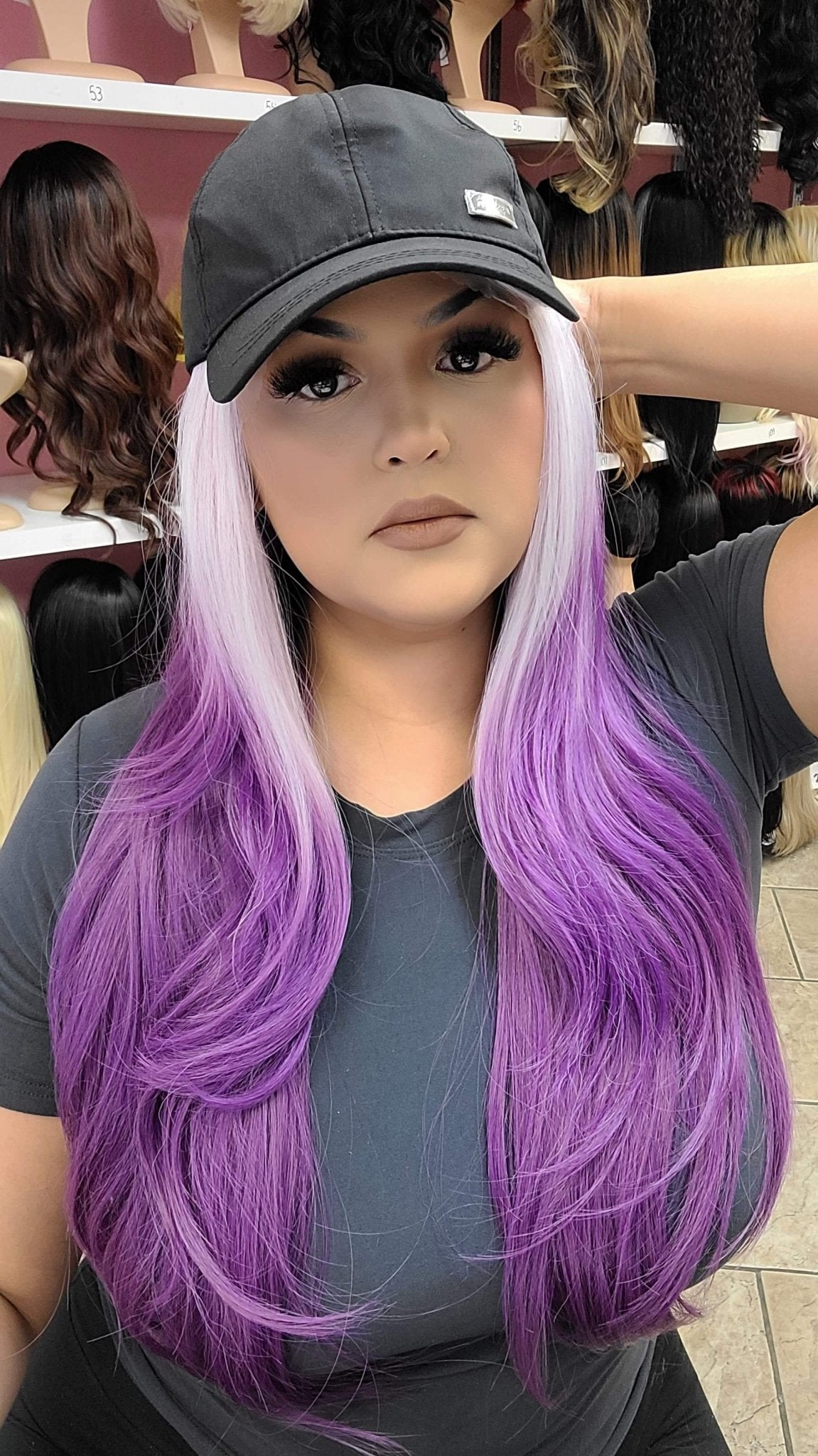 376 Chloe - Middle Part Lace Front Wig - LILAC/PURP - DaizyKat Cosmetics 376 Chloe - Middle Part Lace Front Wig - LILAC/PURP DaizyKat Cosmetics Wigs