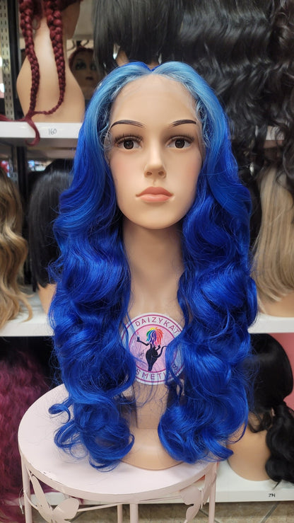 408 Sapphire - Middle Part Lace Front Wig - BLUE - DaizyKat Cosmetics 408 Sapphire - Middle Part Lace Front Wig - BLUE DaizyKat Cosmetics Wigs