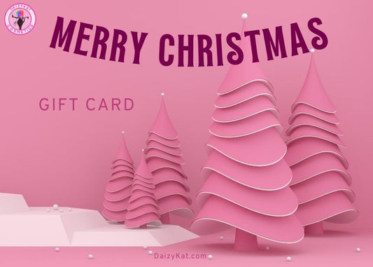 Merry Christmas Gift Card - DaizyKat Cosmetics Merry Christmas Gift Card DaizyKat Cosmetics Gift Cards