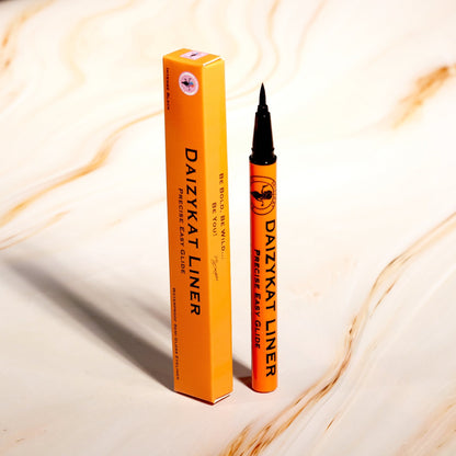 DaizyKat Waterproof Semi Gloss Eyeliner - Orange Tube - DaizyKat Cosmetics DaizyKat Waterproof Semi Gloss Eyeliner - Orange Tube DaizyKat Cosmetics eyeliner