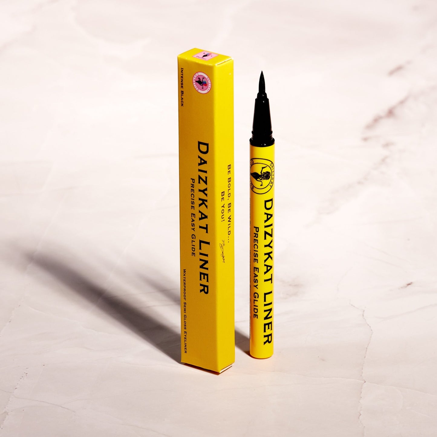 DaizyKat Waterproof Semi Gloss Eyeliner - Yellow Tube - DaizyKat Cosmetics DaizyKat Waterproof Semi Gloss Eyeliner - Yellow Tube DaizyKat Cosmetics eyeliner